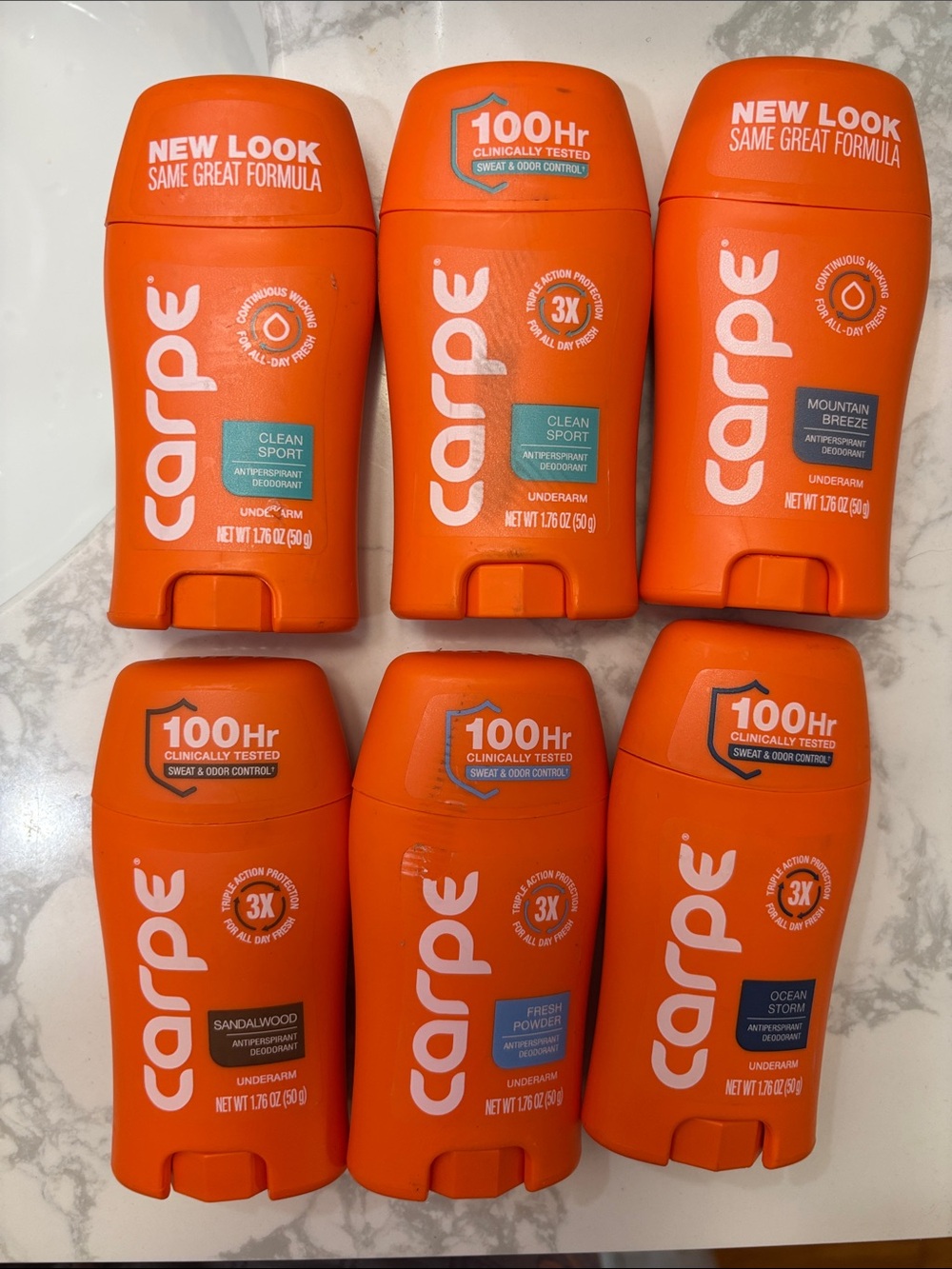 Carpe Antiperspirant Deodorant Stick — Brand New